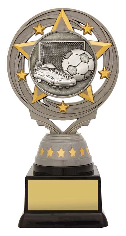 Silver Football Torch